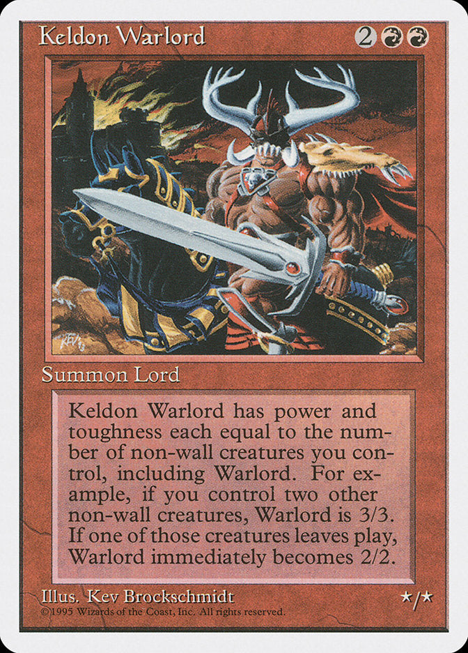 Keldon Warlord [Fourth Edition] | PLUS EV GAMES 