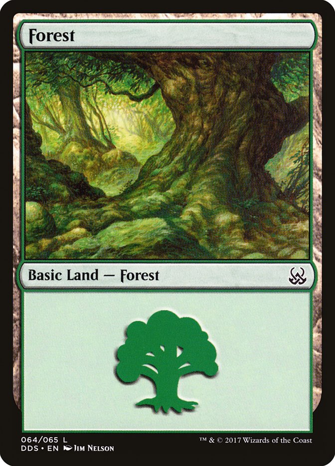 Forest (64) [Duel Decks: Mind vs. Might] | PLUS EV GAMES 