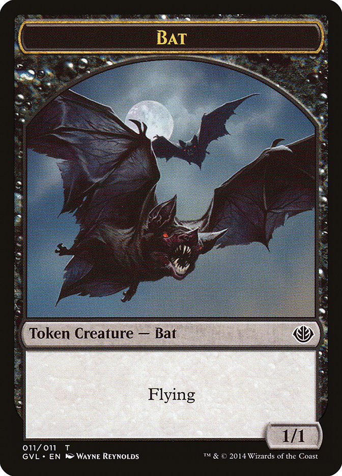 Bat Token (Garruk vs. Liliana) [Duel Decks Anthology Tokens] | PLUS EV GAMES 