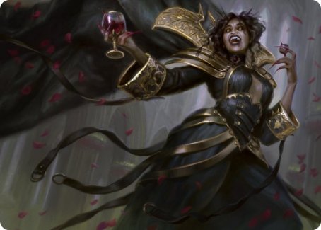 Bloodcrazed Socialite Art Card [Innistrad: Crimson Vow Art Series] | PLUS EV GAMES 