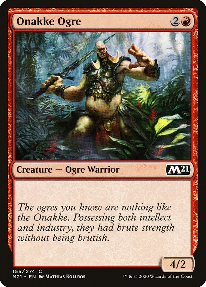 Onakke Ogre [Core Set 2021] | PLUS EV GAMES 