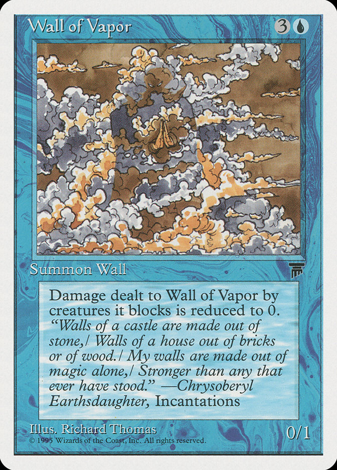Wall of Vapor [Chronicles] | PLUS EV GAMES 