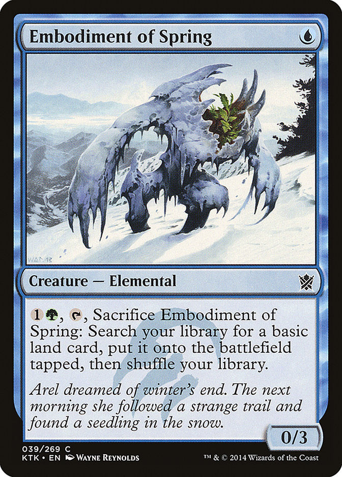 Embodiment of Spring [Khans of Tarkir] | PLUS EV GAMES 