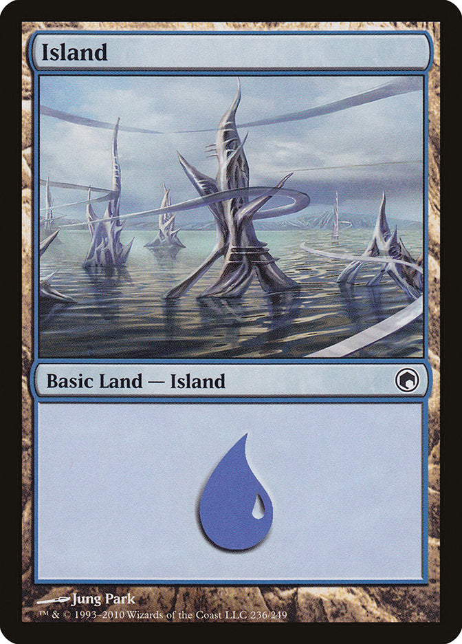 Island (236) [Scars of Mirrodin] | PLUS EV GAMES 