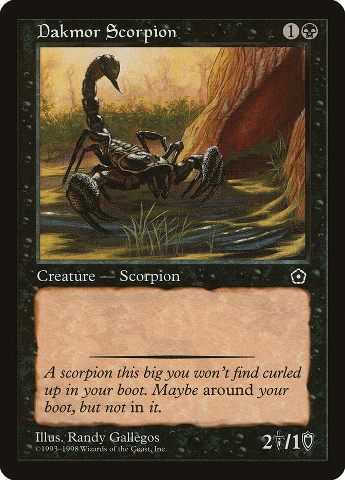 Dakmor Scorpion [Portal Second Age] | PLUS EV GAMES 