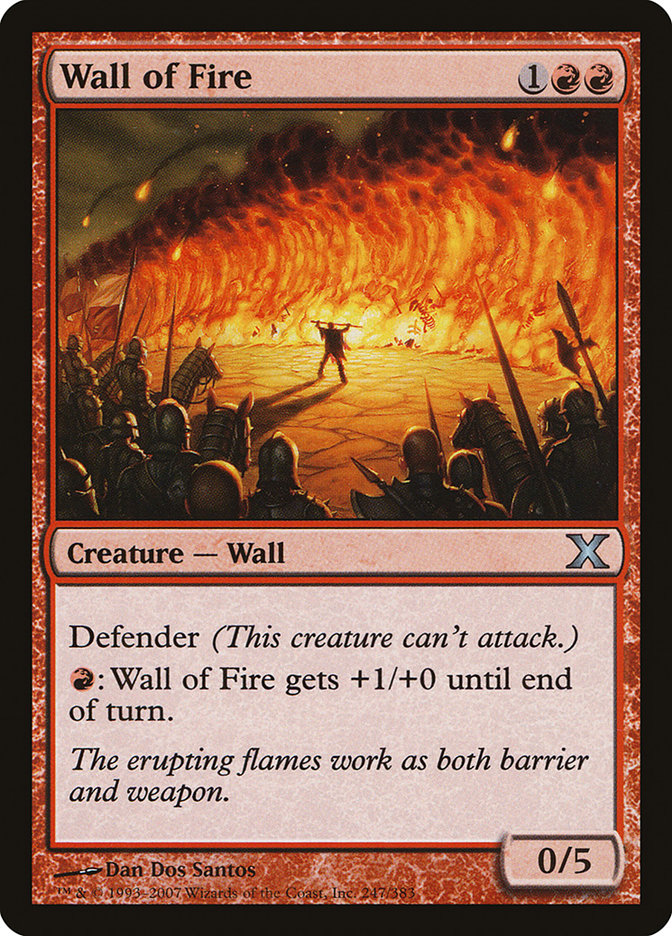 Wall of Fire [Tenth Edition] | PLUS EV GAMES 