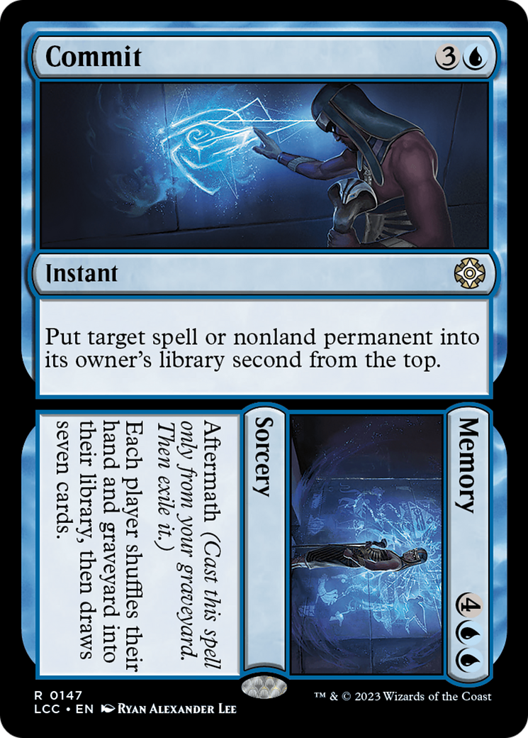 Commit // Memory [The Lost Caverns of Ixalan Commander] | PLUS EV GAMES 