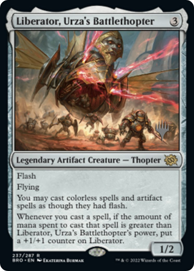 Liberator, Urza's Battlethopter (Promo Pack) [The Brothers' War Promos] | PLUS EV GAMES 