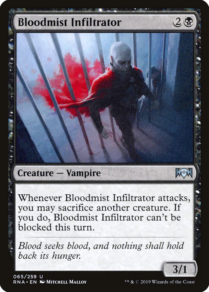 Bloodmist Infiltrator [Ravnica Allegiance] | PLUS EV GAMES 