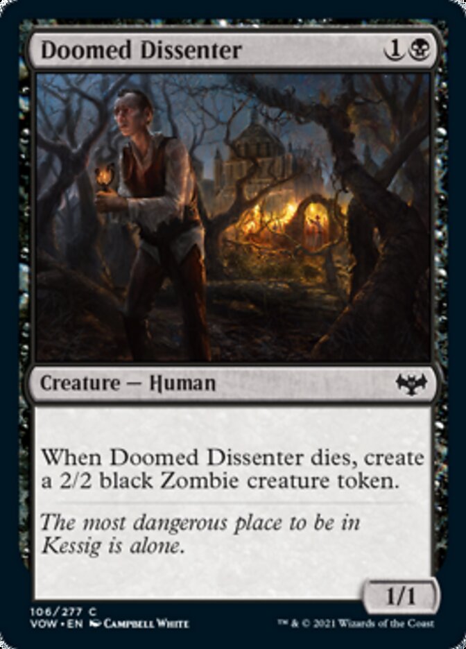 Doomed Dissenter [Innistrad: Crimson Vow] | PLUS EV GAMES 