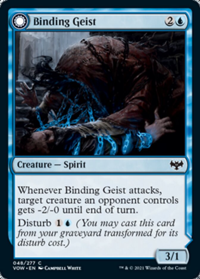 Binding Geist // Spectral Binding [Innistrad: Crimson Vow] | PLUS EV GAMES 