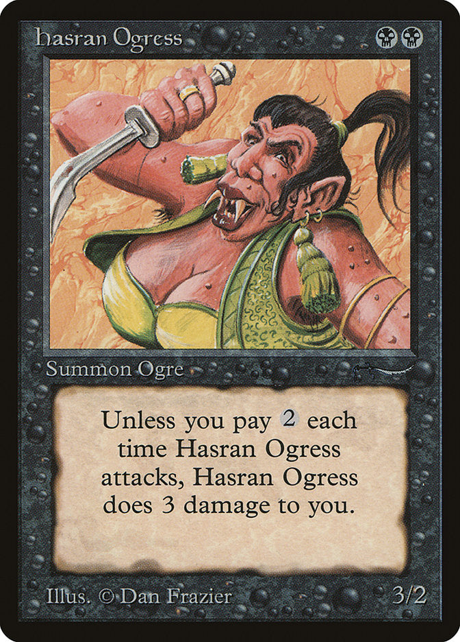 Hasran Ogress (Light Mana Cost) [Arabian Nights] | PLUS EV GAMES 
