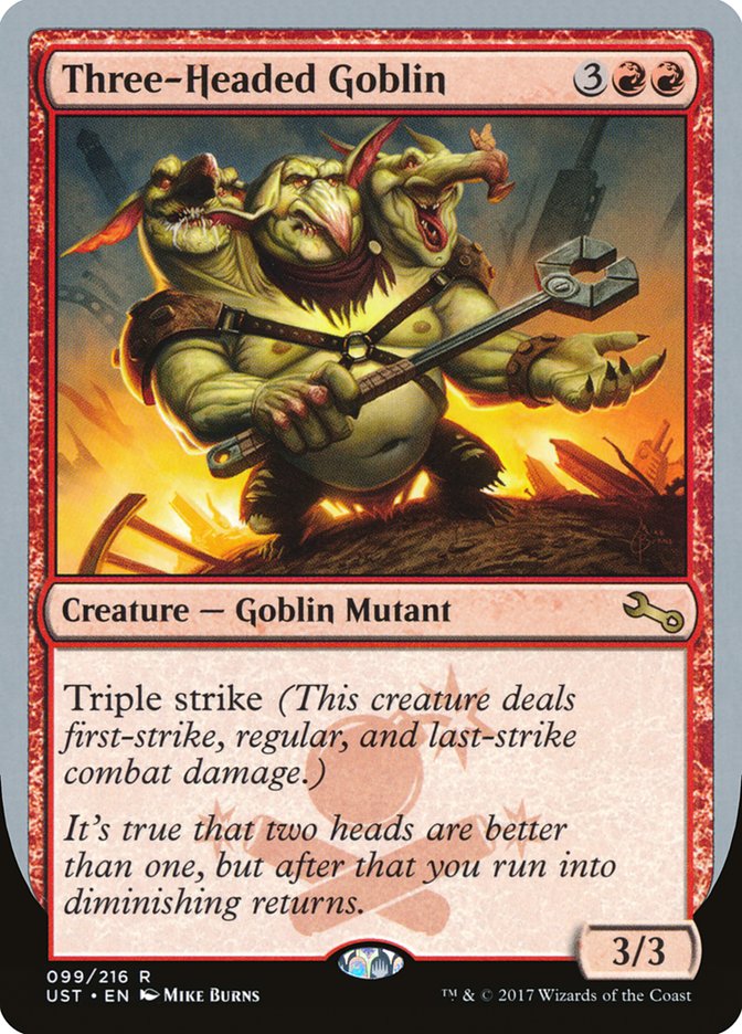 Three-Headed Goblin [Unstable] | PLUS EV GAMES 