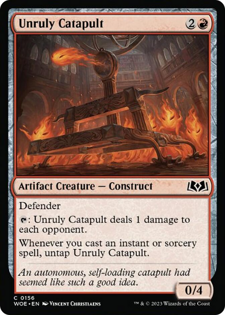 Unruly Catapult [Wilds of Eldraine] | PLUS EV GAMES 