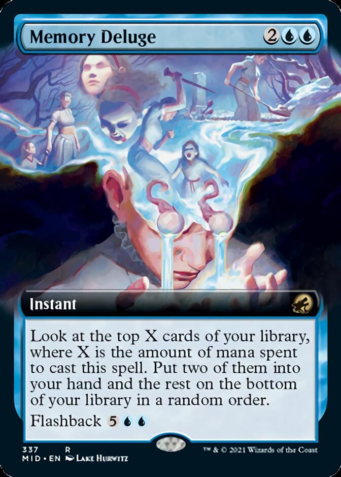 Memory Deluge (Extended) [Innistrad: Midnight Hunt] | PLUS EV GAMES 