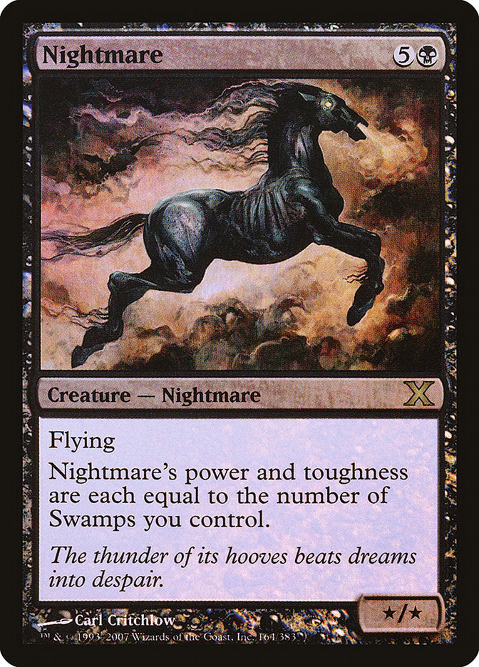 Nightmare (Premium Foil) [Tenth Edition] | PLUS EV GAMES 