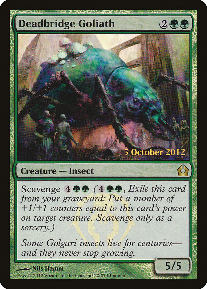 Deadbridge Goliath [Return to Ravnica Prerelease Promos] | PLUS EV GAMES 