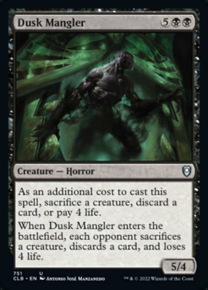 Dusk Mangler [Commander Legends: Battle for Baldur's Gate] | PLUS EV GAMES 