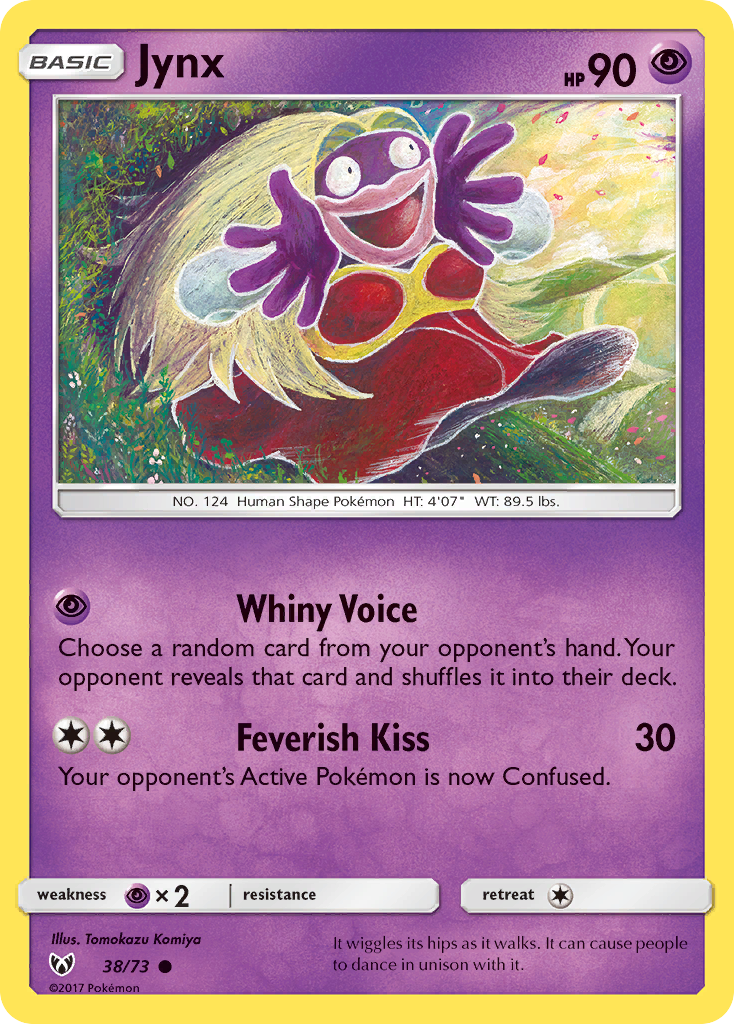 Jynx (38/73) [Sun & Moon: Shining Legends] | PLUS EV GAMES 