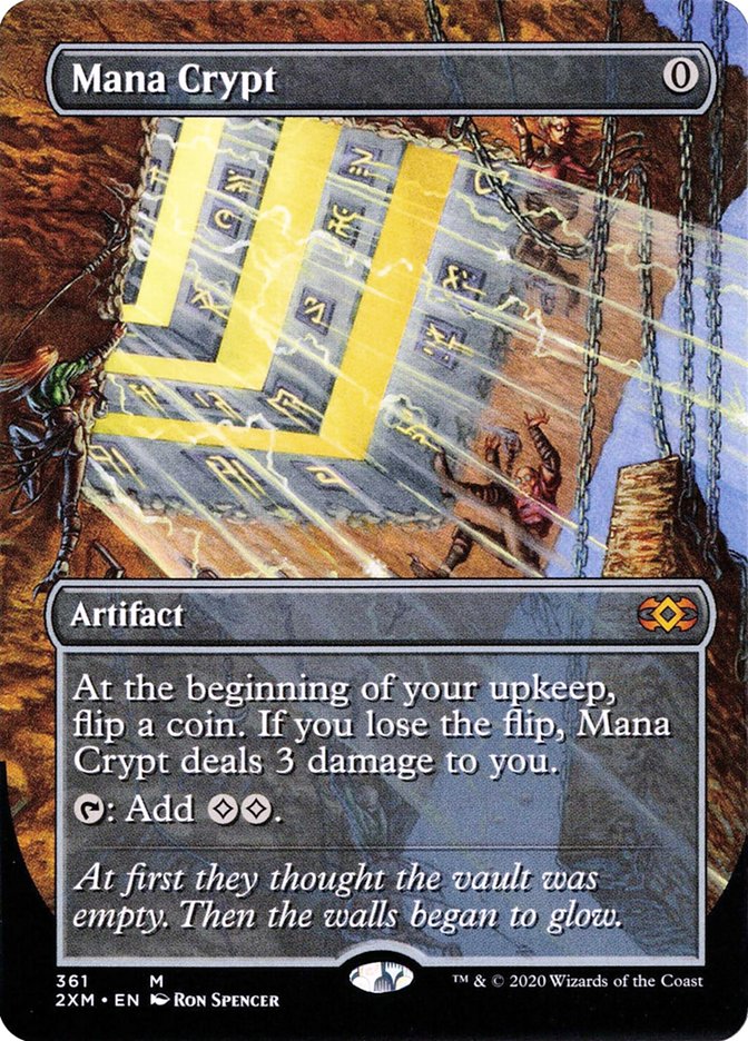 Mana Crypt (Toppers) [Double Masters Extended Art] | PLUS EV GAMES 