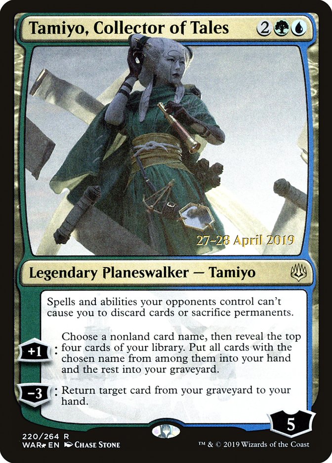 Tamiyo, Collector of Tales  [War of the Spark Prerelease Promos] | PLUS EV GAMES 