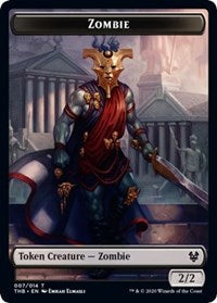Zombie // Satyr Double-sided Token [Theros Beyond Death Tokens] | PLUS EV GAMES 
