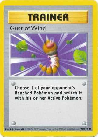 Gust of Wind (93/102) [Base Set (Shadowless)] | PLUS EV GAMES 