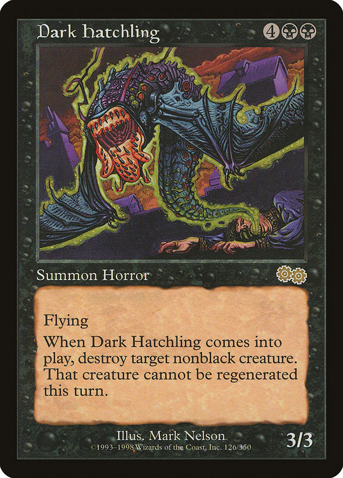 Dark Hatchling [Urza's Saga] | PLUS EV GAMES 