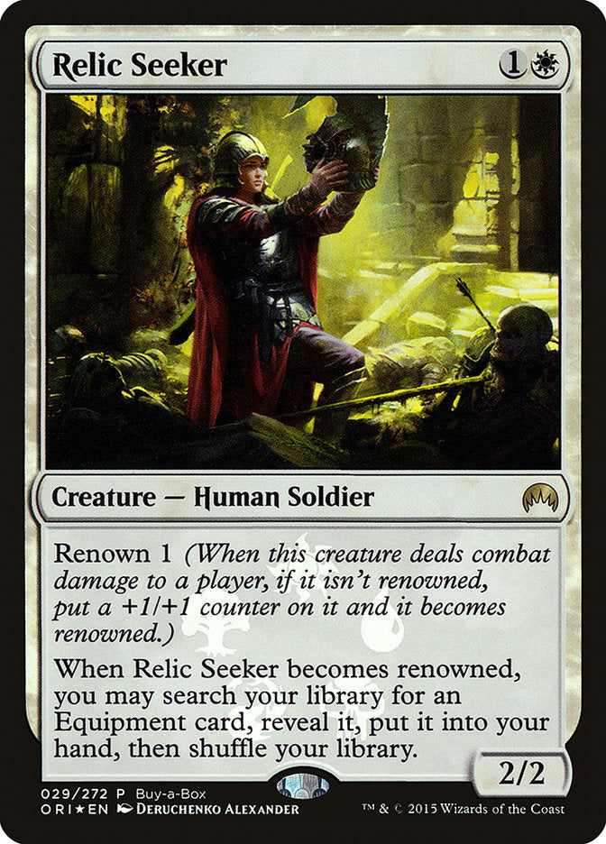 Relic Seeker (Buy-A-Box) [Magic Origins Promos] | PLUS EV GAMES 