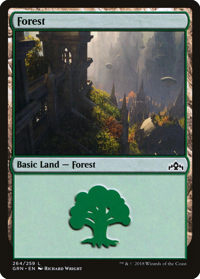 Forest (264) [Guilds of Ravnica] | PLUS EV GAMES 