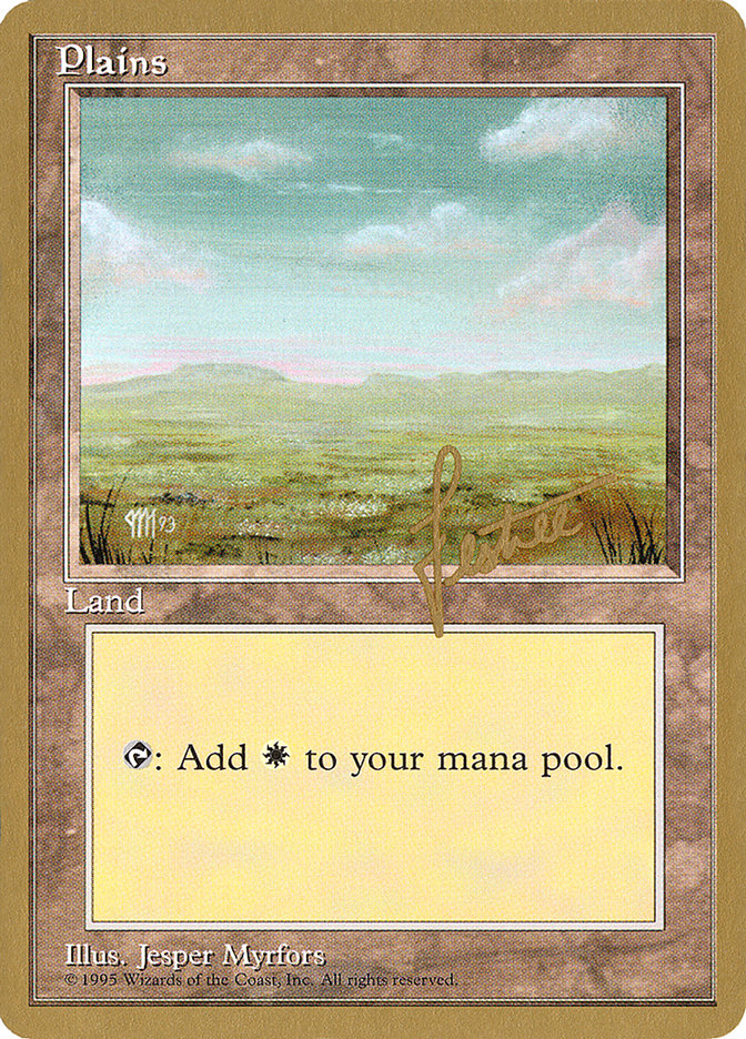 Plains (bl364) (Bertrand Lestree) [Pro Tour Collector Set] | PLUS EV GAMES 