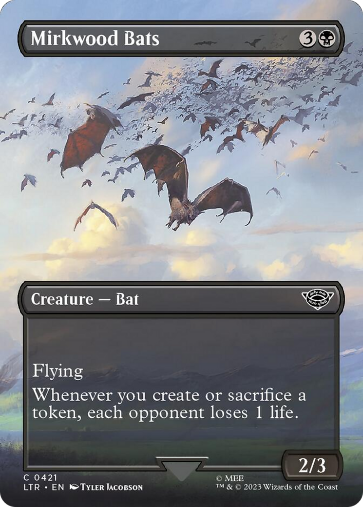 Mirkwood Bats (Borderless Alternate Art) [The Lord of the Rings: Tales of Middle-Earth] | PLUS EV GAMES 
