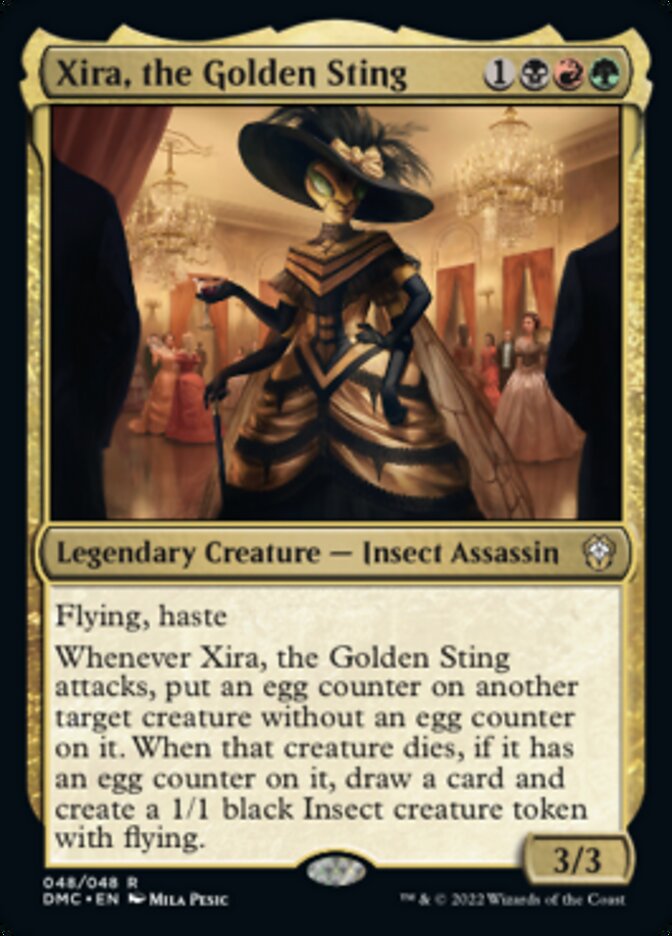 Xira, the Golden Sting [Dominaria United Commander] | PLUS EV GAMES 