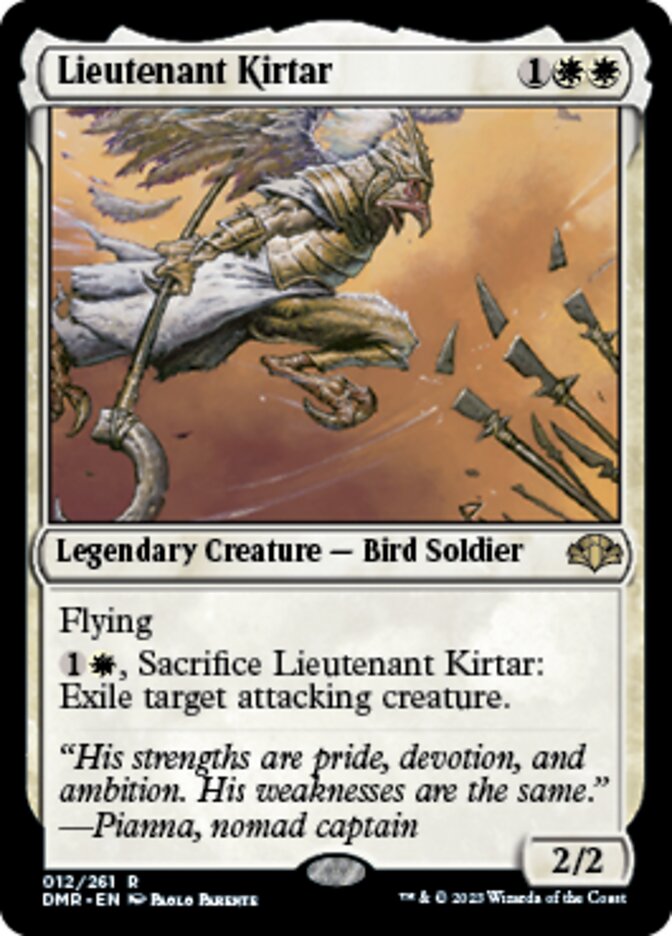 Lieutenant Kirtar [Dominaria Remastered] | PLUS EV GAMES 