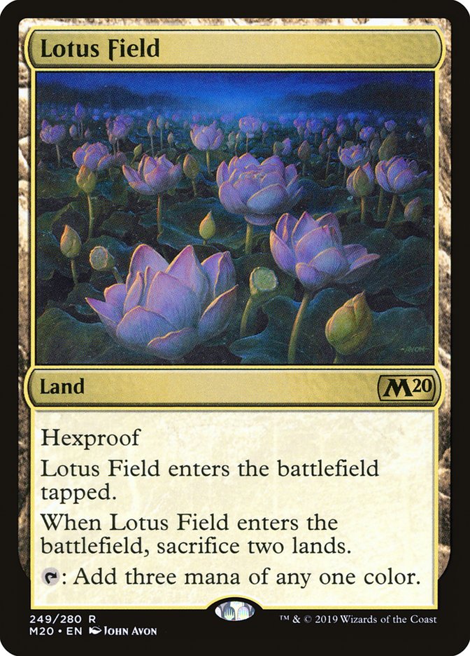 Lotus Field [Core Set 2020] | PLUS EV GAMES 