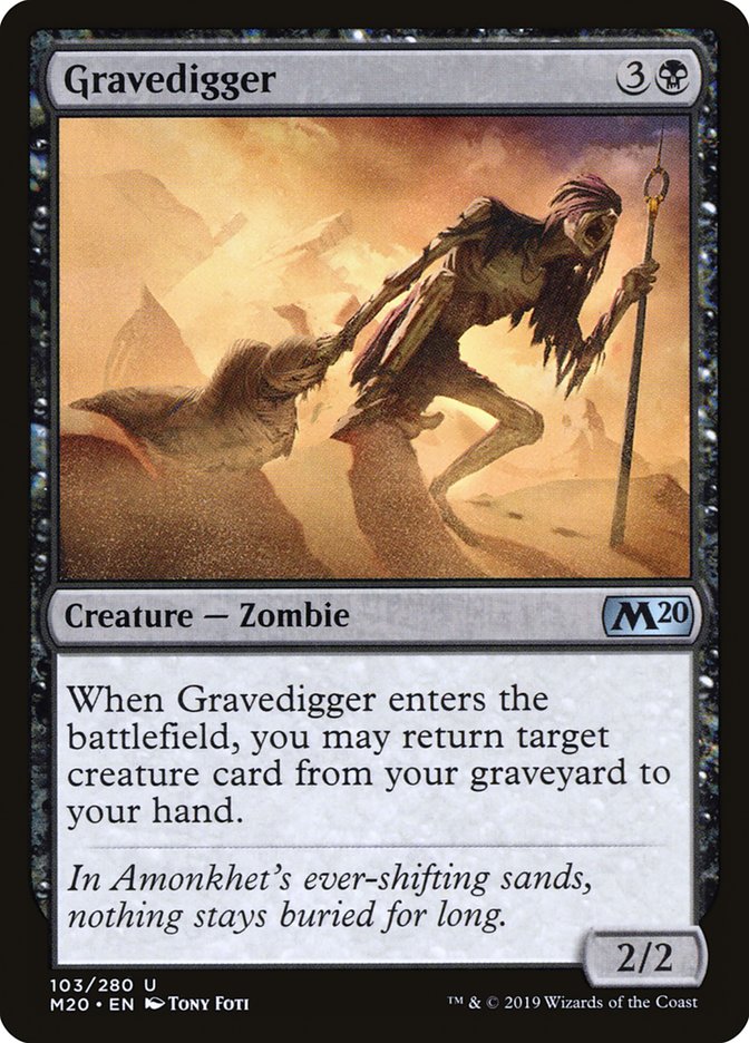 Gravedigger [Core Set 2020] | PLUS EV GAMES 