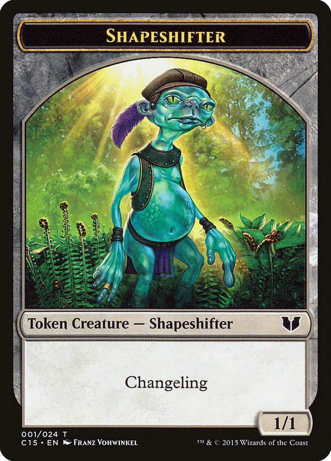 Shapeshifter // Shapeshifter Double-Sided Token [Commander 2015 Tokens] | PLUS EV GAMES 