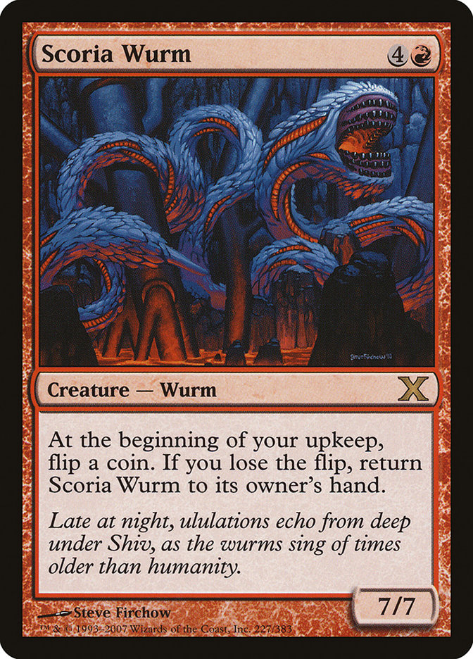 Scoria Wurm [Tenth Edition] | PLUS EV GAMES 