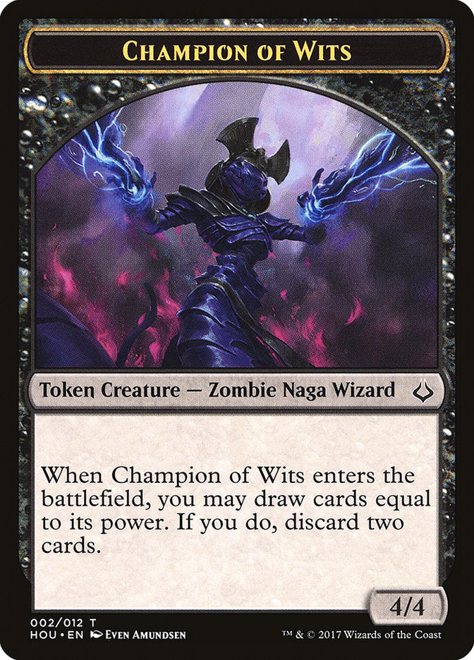 Champion of Wits [Hour of Devastation Tokens] | PLUS EV GAMES 