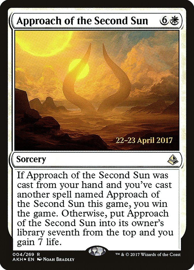 Approach of the Second Sun  [Amonkhet Prerelease Promos] | PLUS EV GAMES 