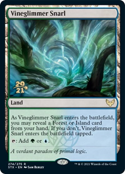 Vineglimmer Snarl [Strixhaven: School of Mages Prerelease Promos] | PLUS EV GAMES 