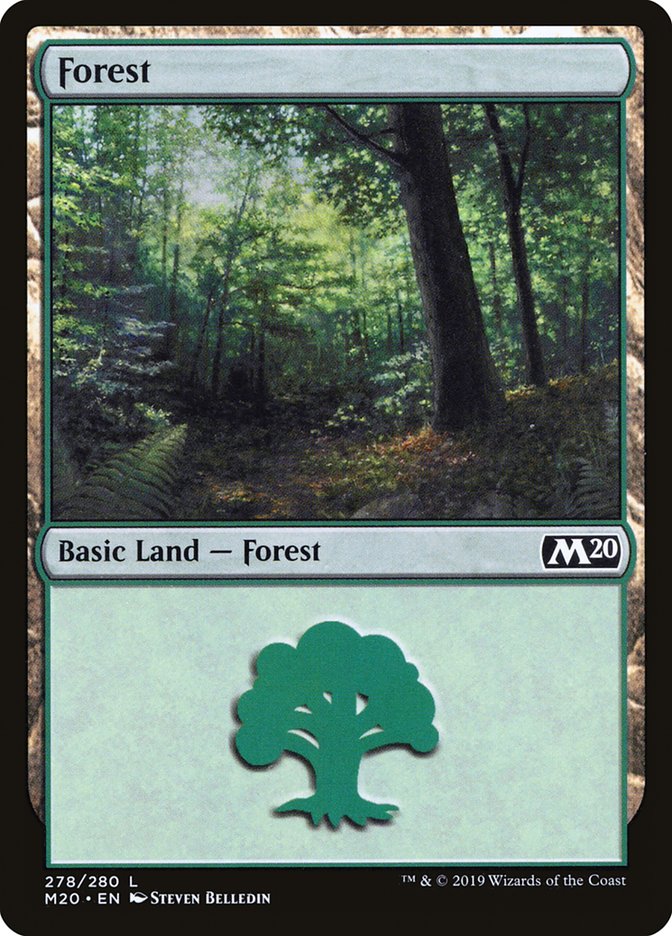 Forest (278) [Core Set 2020] | PLUS EV GAMES 