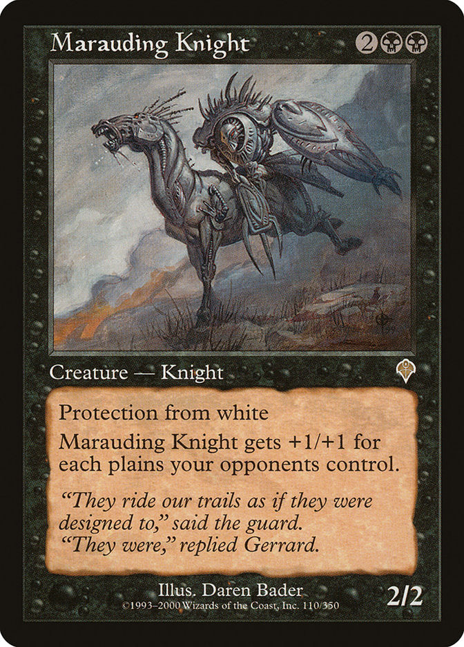 Marauding Knight [Invasion] | PLUS EV GAMES 