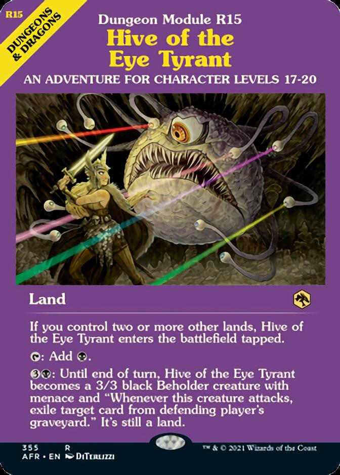 Hive of the Eye Tyrant (Dungeon Module) [Dungeons & Dragons: Adventures in the Forgotten Realms] | PLUS EV GAMES 