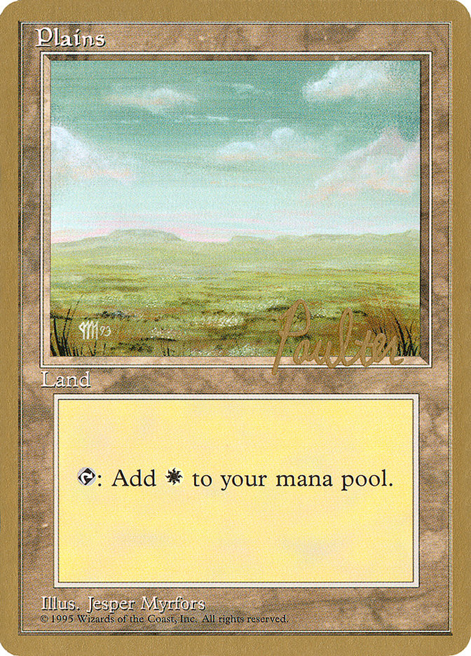 Plains (pp364) (Preston Poulter) [Pro Tour Collector Set] | PLUS EV GAMES 