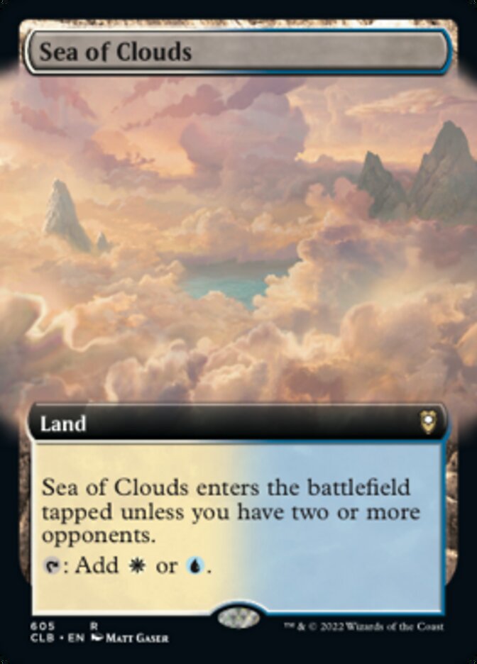 Sea of Clouds (Extended Art) [Commander Legends: Battle for Baldur's Gate] | PLUS EV GAMES 