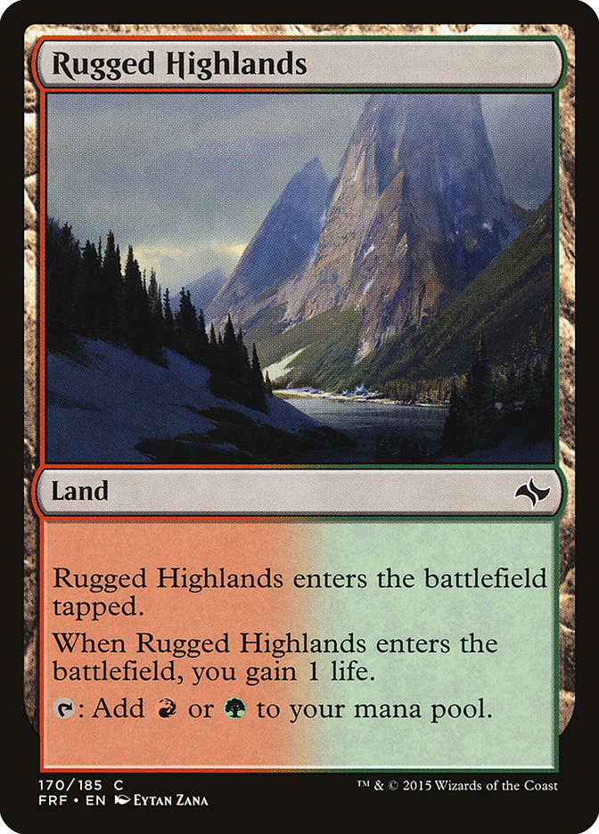 Rugged Highlands [Fate Reforged] | PLUS EV GAMES 