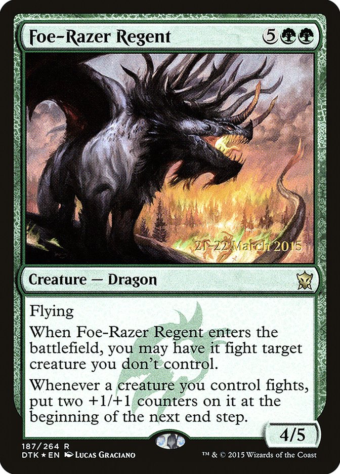 Foe-Razer Regent  [Dragons of Tarkir Prerelease Promos] | PLUS EV GAMES 