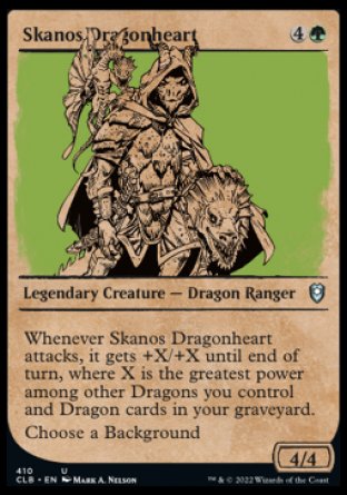 Skanos Dragonheart (Showcase) [Commander Legends: Battle for Baldur's Gate] | PLUS EV GAMES 