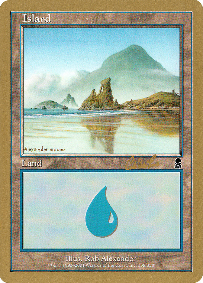 Island (cr338) (Carlos Romao) [World Championship Decks 2002] | PLUS EV GAMES 